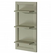Панель с полками фисташковый матовый Caprigo Jardin 10470-B059