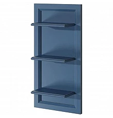 Панель с полками синий матовый Caprigo Jardin 10470-B036