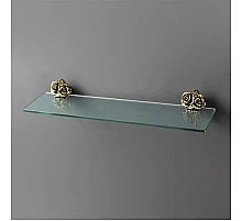 Полка стеклянная 60 см бронза Art&Max Rose AM-0913-B