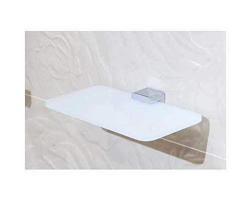 Купить Полка стеклянная 26 см Kludi E2 4998705 в магазине сантехники Santeh-Crystal.ru