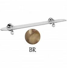 Полка стеклянная 60,5 см бронза Tiffany World Crystal TWCR118br-sw