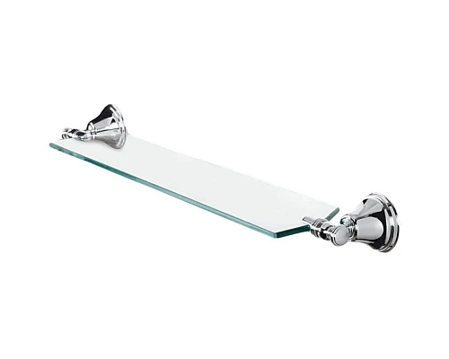 Заказать Полка стеклянная 71 см хром Tiffany World Harmony TWHA018cr в магазине сантехники Santeh-Crystal.ru