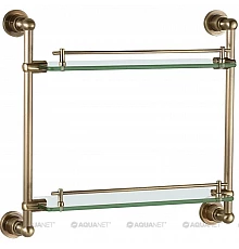 Полка стеклянная 43,8 см Aquanet 3852