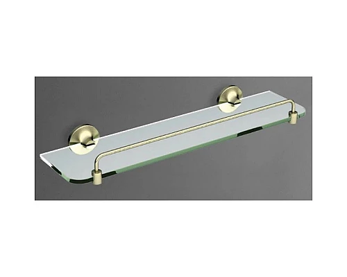 Заказать Полка стеклянная 50 см Art&Max Bohemia AM-E-4282-Br в магазине сантехники Santeh-Crystal.ru