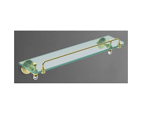 Заказать Полка стеклянная 50 см Art&Max Antic Crystal AM-E-2682SJ-Do в магазине сантехники Santeh-Crystal.ru