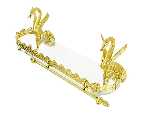 Купить Полка стеклянная 50 см Migliore Luxor 26139 в магазине сантехники Santeh-Crystal.ru