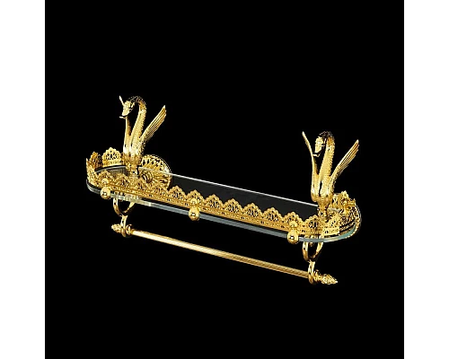 Купить Полка стеклянная 50 см Migliore Luxor 26139 в магазине сантехники Santeh-Crystal.ru