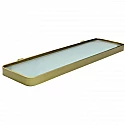 Полка стеклянная 40 см Bronze de Luxe Scandi 10511