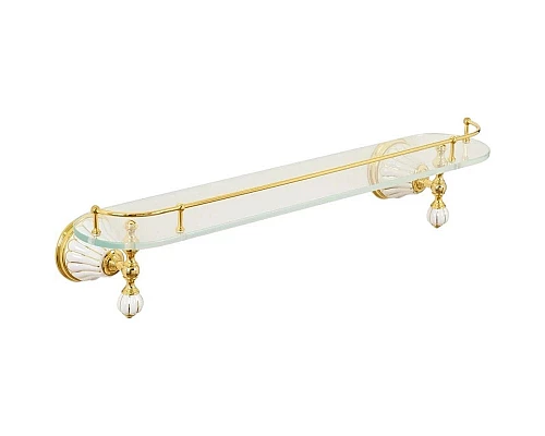 Приобрести Полка стеклянная 60 см Migliore Olivia ML.OLV-60.620.BO.DO в магазине сантехники Santeh-Crystal.ru