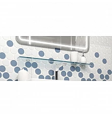 Полка стеклянная 80 см Opadiris Элеганс 00-00000465