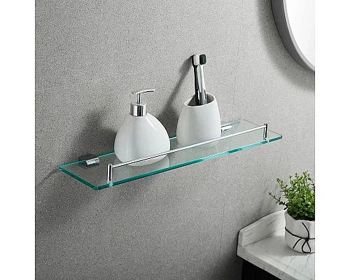 Заказать Полка стеклянная 50 см Rose RG1719 в магазине сантехники Santeh-Crystal.ru