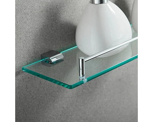 Заказать Полка стеклянная 50 см Rose RG1719 в магазине сантехники Santeh-Crystal.ru