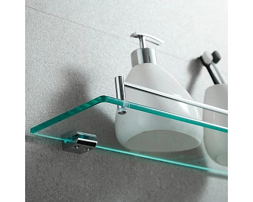 Заказать Полка стеклянная 50 см Rose RG1719 в магазине сантехники Santeh-Crystal.ru