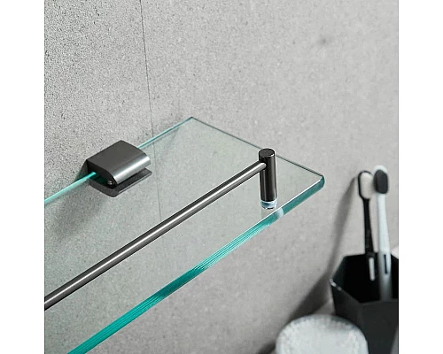 Купить Полка стеклянная 50 см Rose RG1719T в магазине сантехники Santeh-Crystal.ru