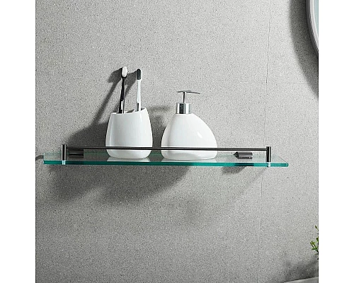 Купить Полка стеклянная 50 см Rose RG1719T в магазине сантехники Santeh-Crystal.ru