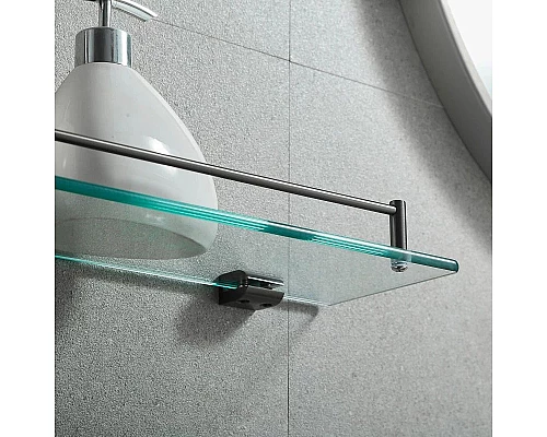 Купить Полка стеклянная 50 см Rose RG1719T в магазине сантехники Santeh-Crystal.ru