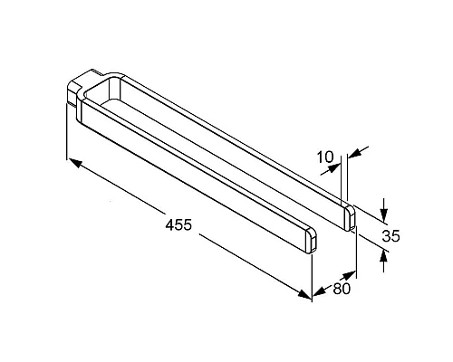 Заказать Двойной полотенцедержатель Kludi E2 4997705 в магазине сантехники Santeh-Crystal.ru