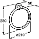 Приобрести Кольцо для полотенец Roca Hotels 816724001 в магазине сантехники Santeh-Crystal.ru