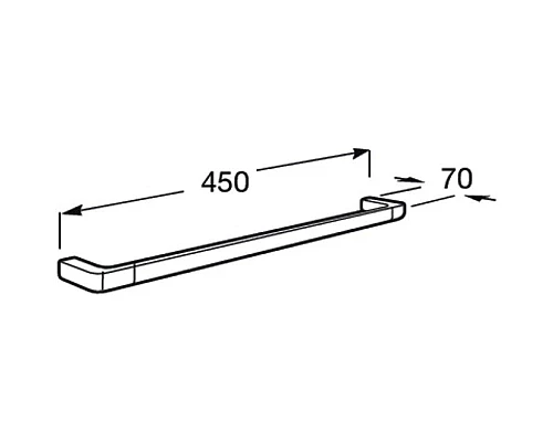 Заказать Полотенцедержатель 45 см Roca Tempo 817029022 в магазине сантехники Santeh-Crystal.ru