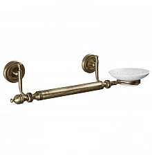 Полотенцедержатель с мыльницей Caprigo Royal 6716 C/BR