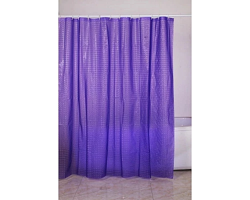 Купить Штора для ванной комнаты Fixsen PE3003P purple в магазине сантехники Santeh-Crystal.ru