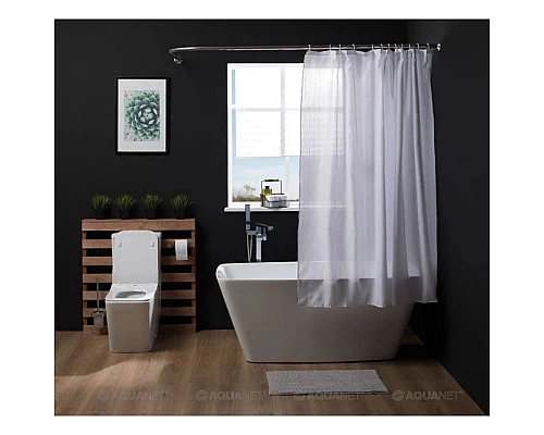 Приобрести Штора для ванной комнаты Aquanet Матовая SC7230A в магазине сантехники Santeh-Crystal.ru