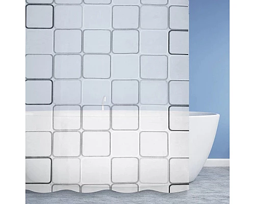 Приобрести Штора для ванной комнаты Savol S-6PEVA04 в магазине сантехники Santeh-Crystal.ru