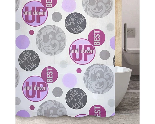 Купить Штора для ванной комнаты Savol S-8PEVA02 в магазине сантехники Santeh-Crystal.ru