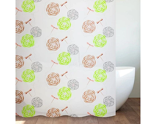 Купить Штора для ванной комнаты Savol S-8PEVA12 в магазине сантехники Santeh-Crystal.ru