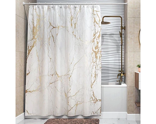 Приобрести Штора для ванной комнаты WasserKRAFT  Sauer SC-79101 в магазине сантехники Santeh-Crystal.ru