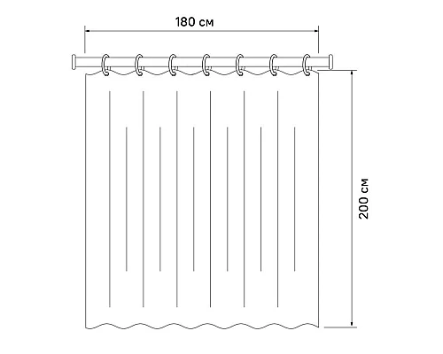 Приобрести Штора для ванной комнаты IDDIS Sandy 640P18Ri11 в магазине сантехники Santeh-Crystal.ru