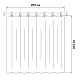 Приобрести Штора для ванной комнаты IDDIS Horizon 300P20RI11 в магазине сантехники Santeh-Crystal.ru