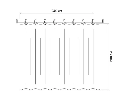 Заказать Штора для ванной комнаты IDDIS Floating Balloon 240P24RI11 в магазине сантехники Santeh-Crystal.ru