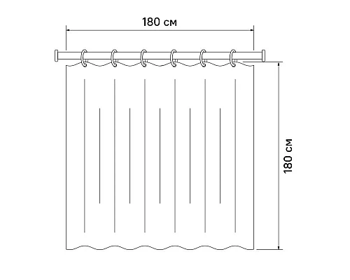 Купить Штора для ванной комнаты IDDIS Promo P20PV11i11 в магазине сантехники Santeh-Crystal.ru