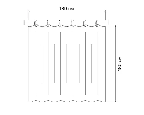 Приобрести Штора для ванной комнаты IDDIS Promo P22PV11i11 в магазине сантехники Santeh-Crystal.ru