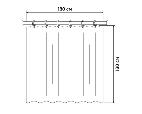 Приобрести Штора для ванной комнаты IDDIS Promo P53PV11i11 в магазине сантехники Santeh-Crystal.ru