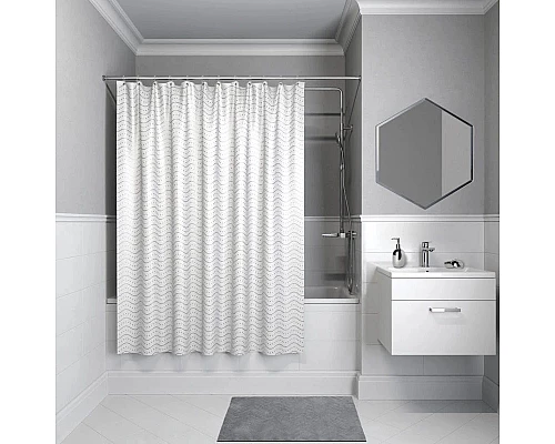 Купить Штора для ванной комнаты IDDIS Basic B34P218i11 в магазине сантехники Santeh-Crystal.ru
