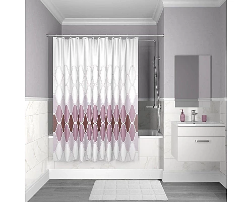 Приобрести Штора для ванной комнаты IDDIS Decor D06P218i11 в магазине сантехники Santeh-Crystal.ru