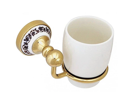 Купить Стакан Fixsen Bogema Gold FX-78506G в магазине сантехники Santeh-Crystal.ru