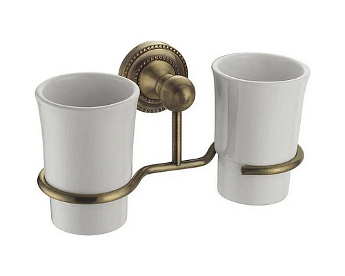 Купить Стакан двойной Fixsen Antik FX-61107 в магазине сантехники Santeh-Crystal.ru