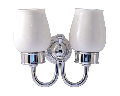 Заказать Стакан двойной Magliezza Primavera 80306-CR в магазине сантехники Santeh-Crystal.ru