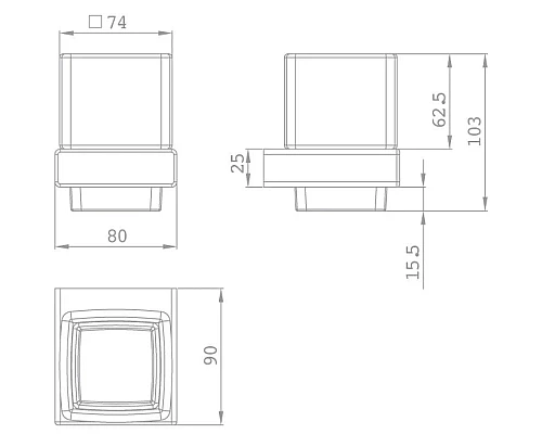 Заказать Стакан Teka Formentera 17081020G2 в магазине сантехники Santeh-Crystal.ru