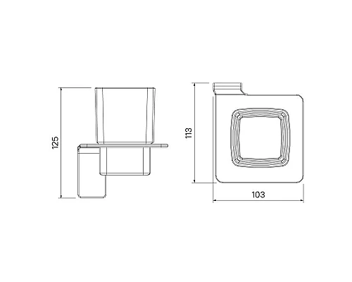 Заказать Стакан IDDIS Slide SLIBSG1I45 в магазине сантехники Santeh-Crystal.ru