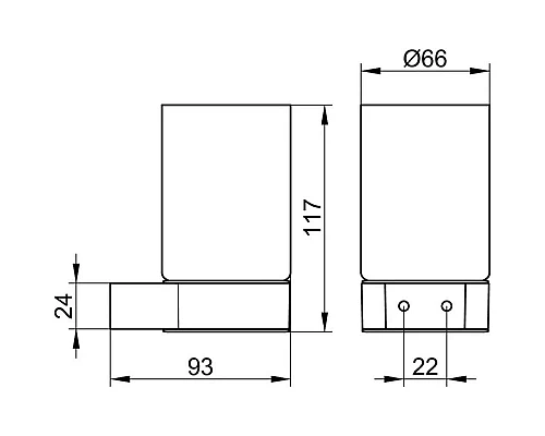 Купить Cтакан KEUCO Plan 14950379000 в магазине сантехники Santeh-Crystal.ru