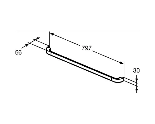 Купить Ручка  коричневый Ideal Standard Tonic II R4359FM в магазине сантехники Santeh-Crystal.ru