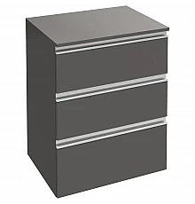 Комод серый антрацит глянец 60,1 см Jacob Delafon Vox EB2065-RA-442