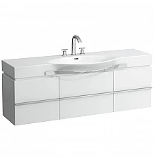 Тумба белый глянец 149,5 см 2 ящика, 2 дверцы Laufen Case 4.0135.2.075.475.1