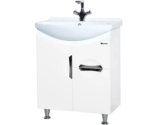 Заказать Тумба белый глянец 63 см Bellezza Лагуна 4632110090013 в магазине сантехники Santeh-Crystal.ru