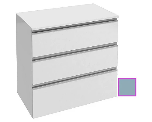 Приобрести Комод аквамарин матовый 80,1 см Jacob Delafon Vox EB2066-RA-M43 в магазине сантехники Santeh-Crystal.ru