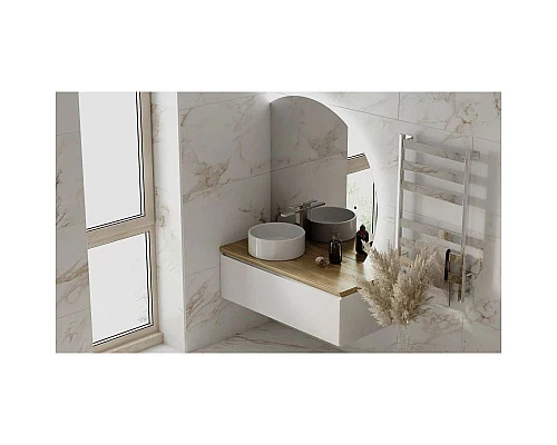 Заказать Тумба белый матовый 120,2 см Jorno Solis Sol.01.120/P/W в магазине сантехники Santeh-Crystal.ru